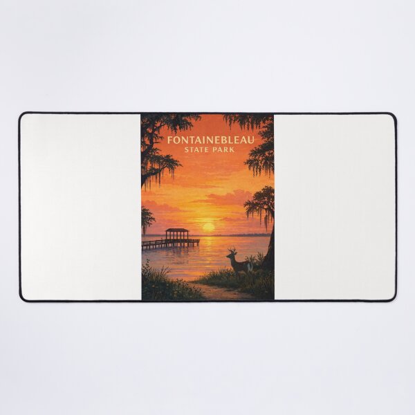 Item preview, Fontainebleau State Park Louisiana Sunset Shoreline designed and sold by Places On Earth.