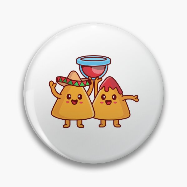 Item preview, Cute Mexican Nachos and Salsa Dip Cartoon designed and sold by Anke W 	 Ehrlichmann.