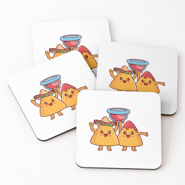 Item preview, Cute Mexican Nachos and Salsa Dip Cartoon designed and sold by Anke W 	 Ehrlichmann.