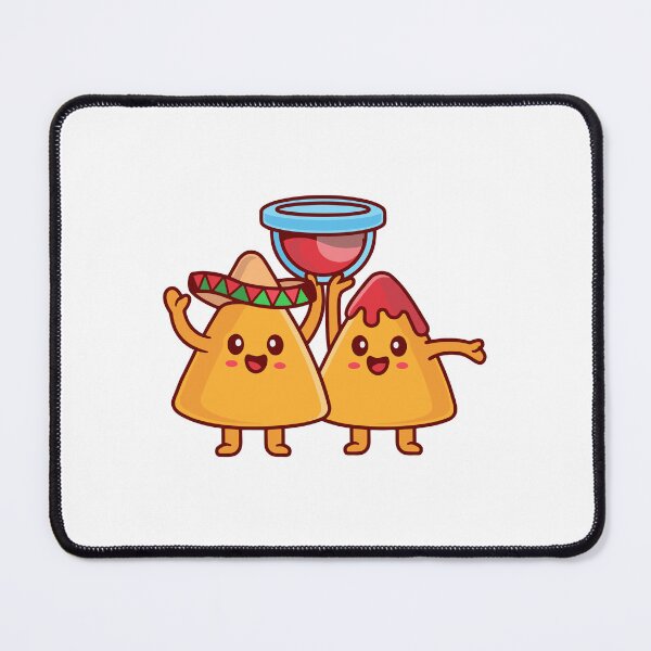 Item preview, Cute Mexican Nachos and Salsa Dip Cartoon designed and sold by Anke W 	 Ehrlichmann.