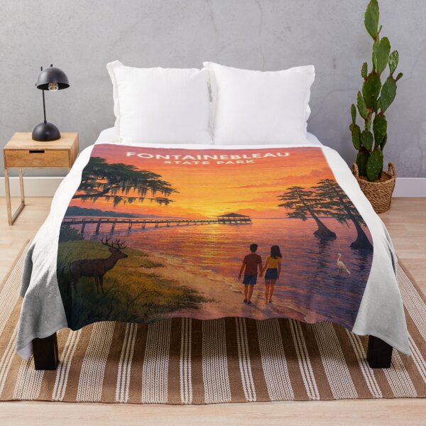Item preview, Fontainebleau State Park Louisiana Bayou Sunset designed and sold by Places On Earth.