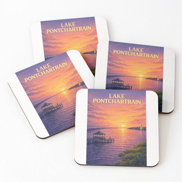 Item preview, Lake Pontchartrain Louisiana Sunset Lighthouse View designed and sold by Places On Earth.