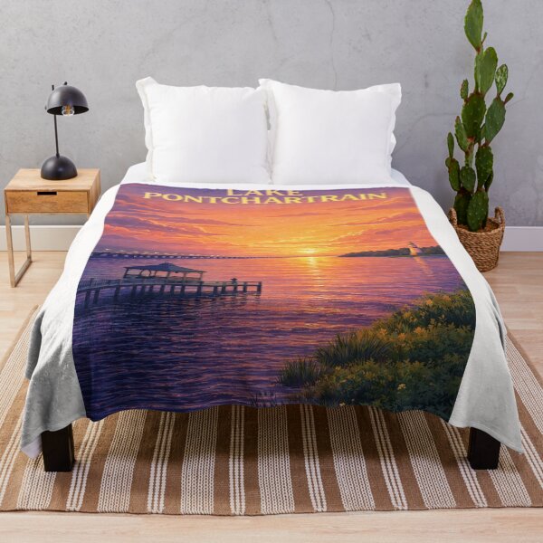 Item preview, Lake Pontchartrain Louisiana Sunset Lighthouse View designed and sold by Places On Earth.