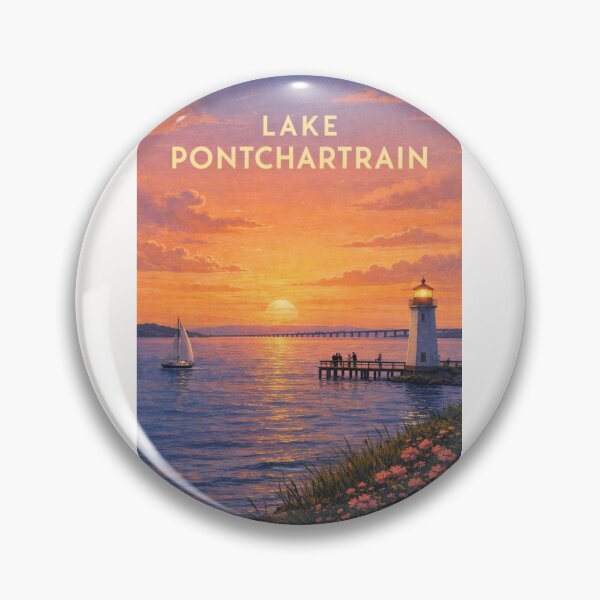 Item preview, Lake Pontchartrain Coastal Louisiana Evening Glow designed and sold by Places On Earth.