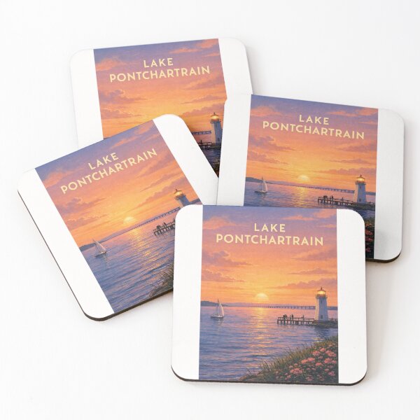 Item preview, Lake Pontchartrain Coastal Louisiana Evening Glow designed and sold by Places On Earth.