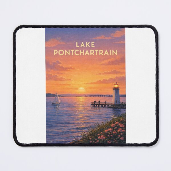 Item preview, Lake Pontchartrain Coastal Louisiana Evening Glow designed and sold by Places On Earth.