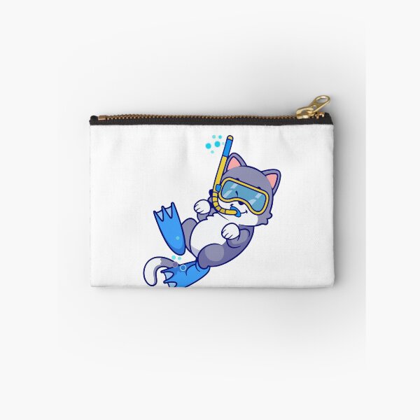 Item preview, Cute Scuba Diving Cat Swimming Underwater designed and sold by Anke W 	 Ehrlichmann.