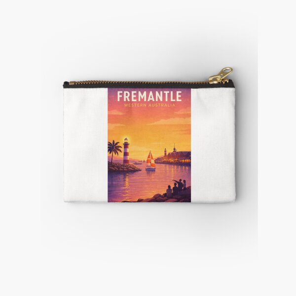 Item preview, Fremantle Western Australia Harbour Sunset and Lighthouse Coast designed and sold by Places On Earth.
