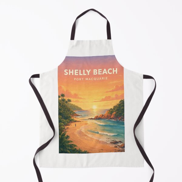 Item preview, Shelly Beach Port Macquarie Tropical Coastline Sunset designed and sold by Places On Earth.