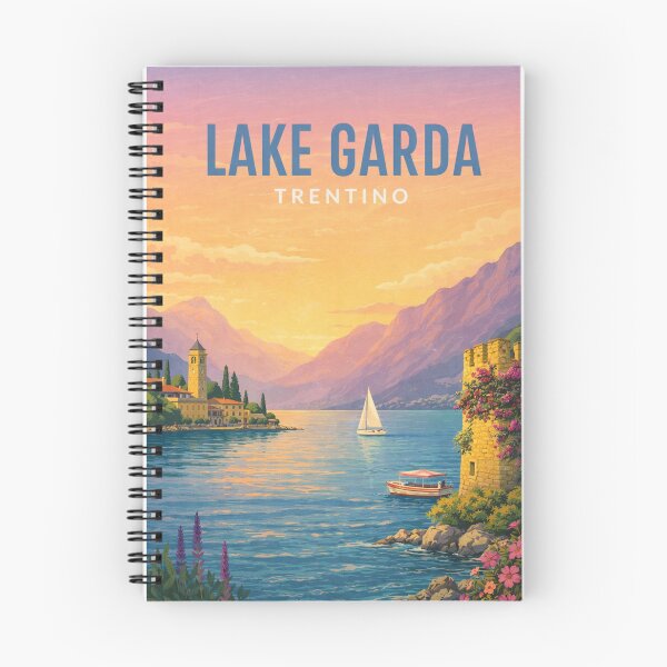 Item preview, Lake Garda Trentino Alpine Lakeside Panorama designed and sold by Places On Earth.