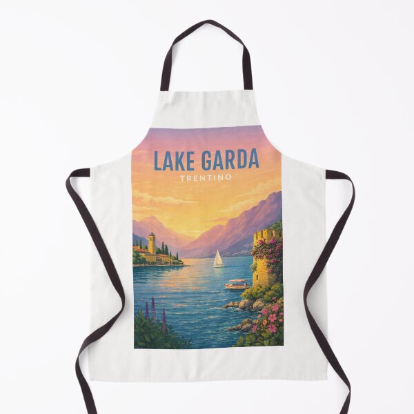 Item preview, Lake Garda Trentino Alpine Lakeside Panorama designed and sold by Places On Earth.