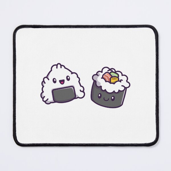 Item preview, Cute Kawaii Sushi and Onigiri Friends Illustration designed and sold by Anke W 	 Ehrlichmann.