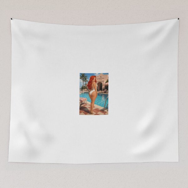 Item preview, Jessica Rabbit in White Swimsuit by Poolside designed and sold by CathryneDelamort.