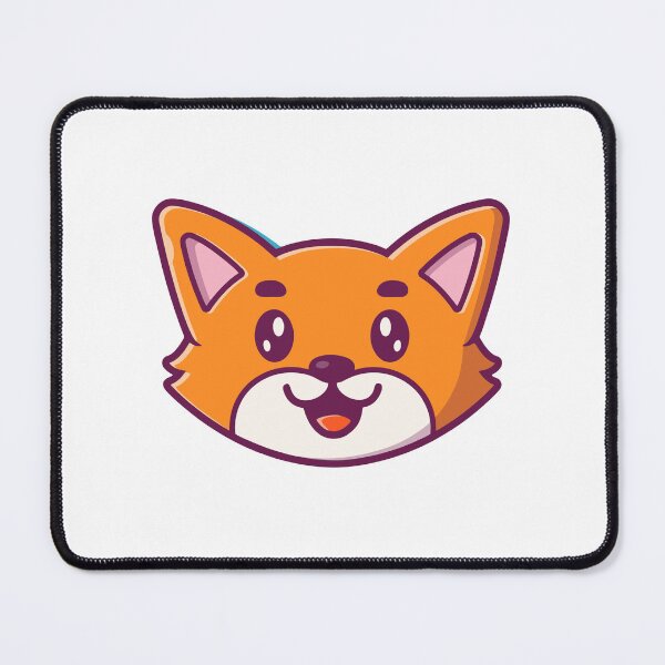 Item preview, Cute Kawaii Orange Fox Face Cartoon Illustration designed and sold by Anke W 	 Ehrlichmann.