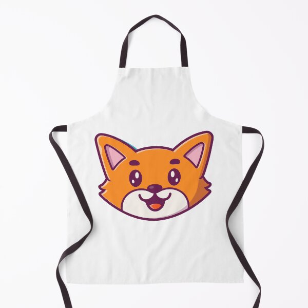 Item preview, Cute Kawaii Orange Fox Face Cartoon Illustration designed and sold by Anke W Ehrlichmann.