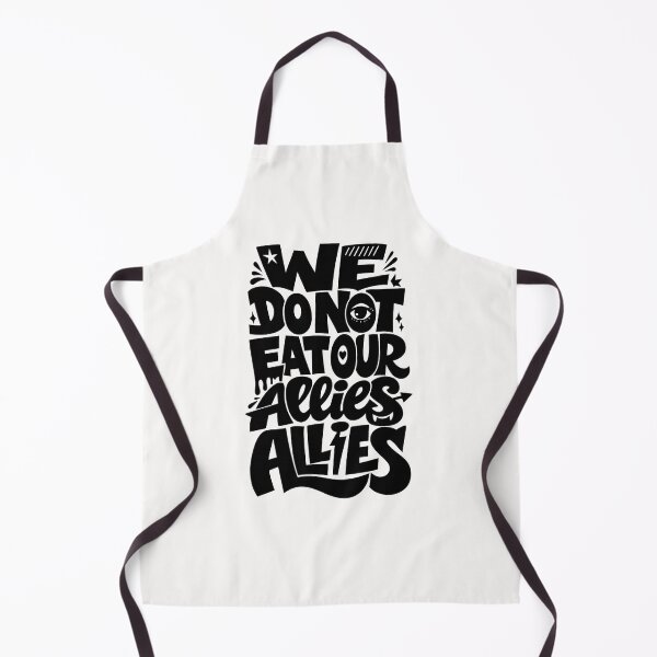 Item preview, We Don’t Eat Our Allies Unity Quote with Protective Eye Symbol designed and sold by Places On Earth.