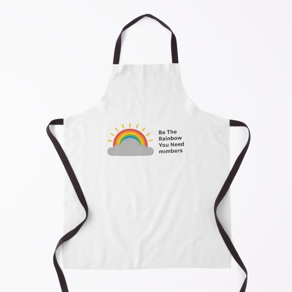 Item preview, Be The Rainbow You Need Inspirational Quote Rainbow Minimalist Positive Vibes Design designed and sold by Pride_Prints.