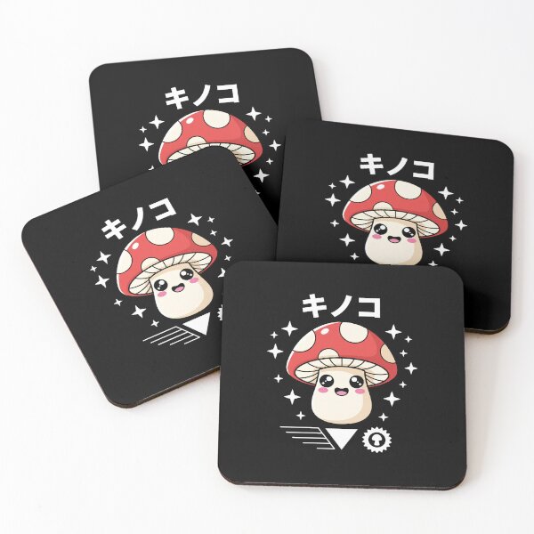 Item preview, Kawaii Japanese Mushroom designed and sold by RetroMochiART.