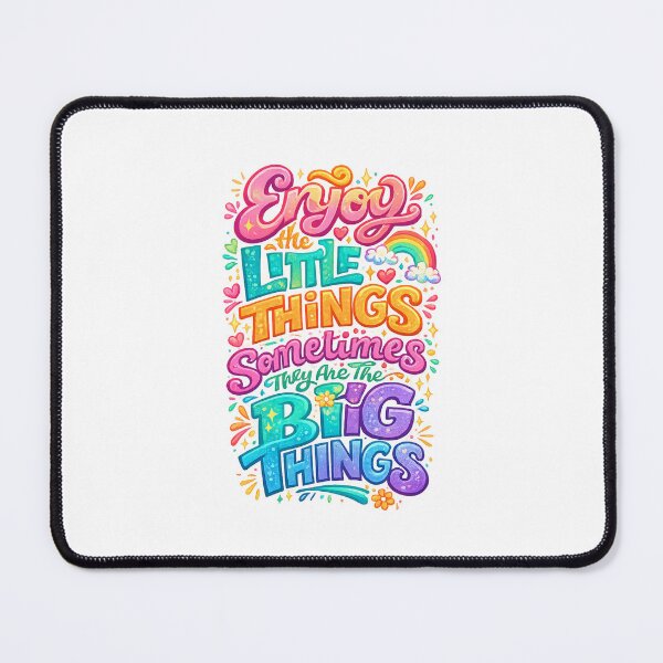 Item preview, Enjoy The Little Things Sometimes They Are The Big Things Inspirational Quote designed and sold by Places On Earth.