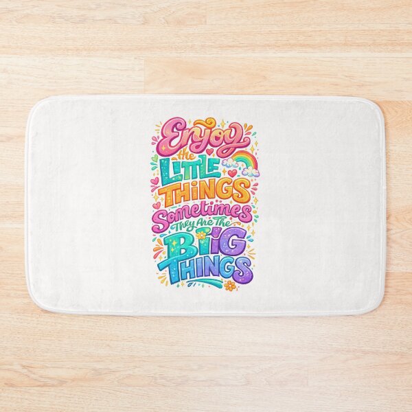 Item preview,  Enjoy The Little Things Sometimes They Are The Big Things Inspirational Quote designed and sold by Places On Earth.