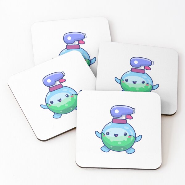 Item preview, Cute Kawaii Cleaning Spray Bottle Cartoon Character designed and sold by Anke W 	 Ehrlichmann.