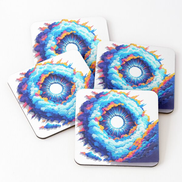 Item preview, Psychedelic Cloud Ring 3D Texture Art designed and sold by houta.