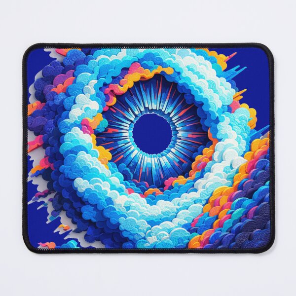 Item preview, Psychedelic Cloud Ring 3D Texture Art designed and sold by houta.