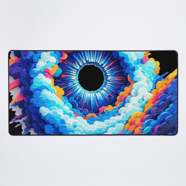 Item preview, Psychedelic Cloud Ring 3D Texture Art designed and sold by houta.