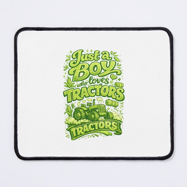 Item preview, Just A Boy Who Loves Tractors Farm Life Country Quote designed and sold by Places On Earth.