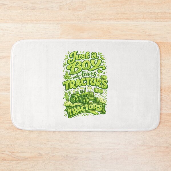 Item preview, Just A Boy Who Loves Tractors Farm Life Country Quote designed and sold by Places On Earth.