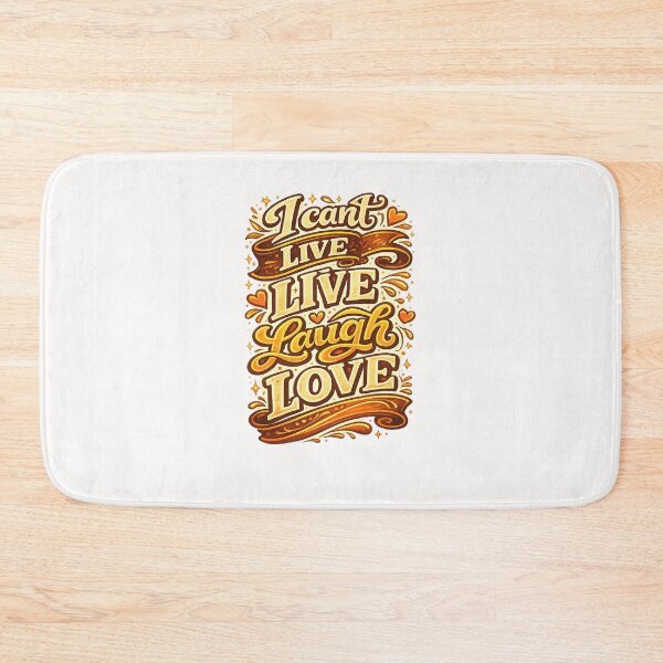 Item preview, I Cant Live Laugh Love Laugh Love Funny Retro Quote designed and sold by Places On Earth.