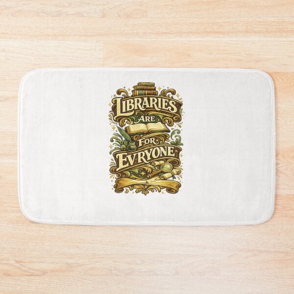 Item preview, Libraries Are For Everyone Vintage Literary Quote designed and sold by Places On Earth.