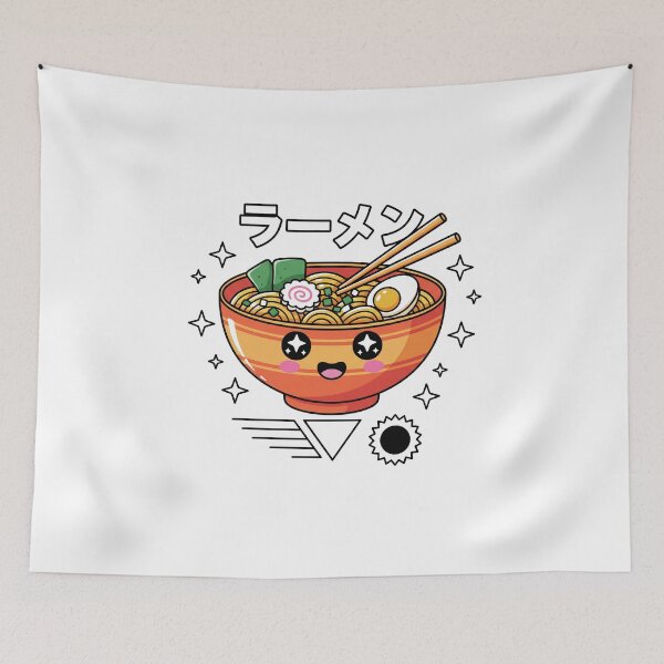 Item preview, Tazón de ramen kawaii designed and sold by RetroMochiART.