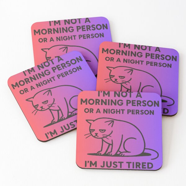 Item preview, I’m Just Tired Cat designed and sold by tmoca.