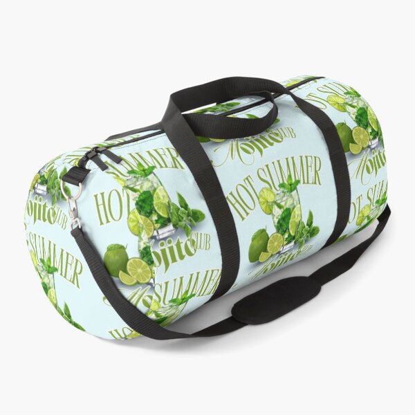 Item preview, Hot Summer Mojito Club Retro Cocktail Graphic designed and sold by SilverSeaBKK.