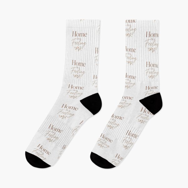 Item preview, Home Is a Feeling | Cozy Minimalist Aesthetic Quote designed and sold by Irene Catchmind.