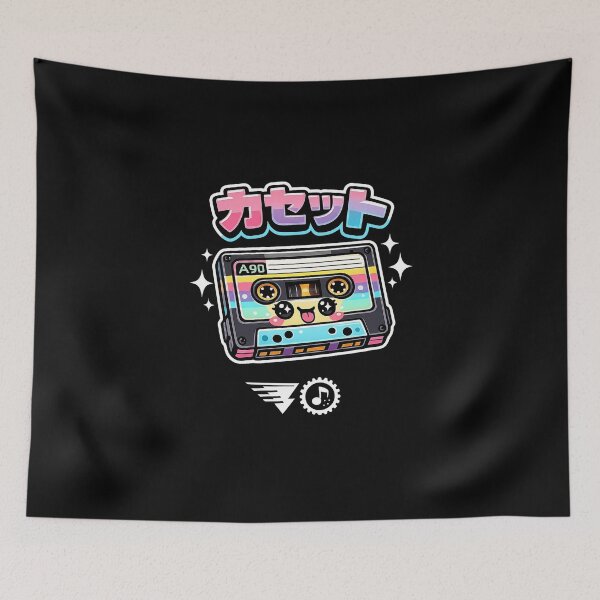 Item preview, Kawaii Retro Cassette Tape designed and sold by RetroMochiART.