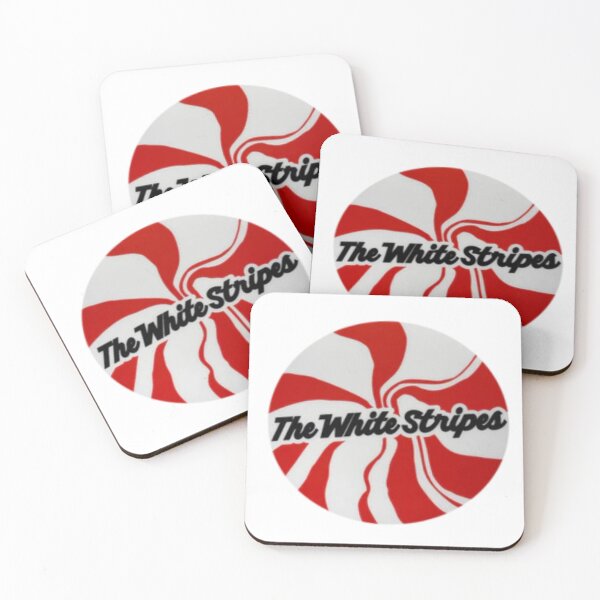 Item preview, THE WHITE STRIPES PEPPERMINT LOGO designed and sold by WallopFam.