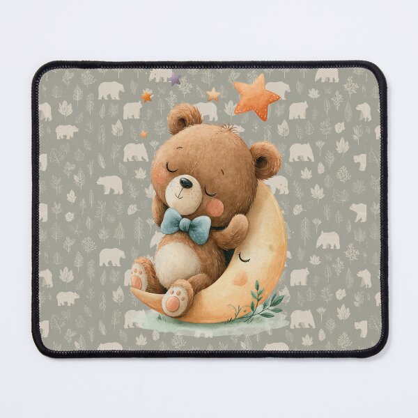 Item preview, Little Bear Design - Aesthetic Pattern Print Design for fabrics designed and sold by Just4Sinners.