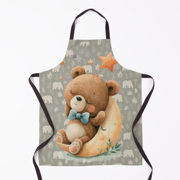 Item preview, Little Bear Design - Aesthetic Pattern Print Design for fabrics designed and sold by Just4Sinners.