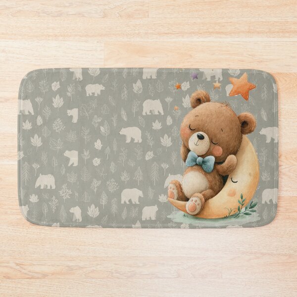 Item preview, Little Bear Design - Aesthetic Pattern Print Design for fabrics designed and sold by Just4Sinners.