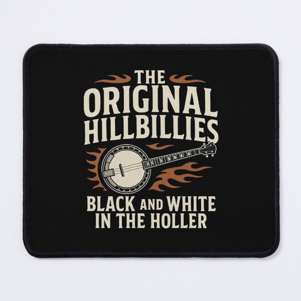 Item preview, Perfect for hillbillies, bluegrass fans, southern rock lovers, and anyone who proudly reppin’ that original backwoods vibe.  AI-assisted design created with Grok by xAI.   designed and sold by The imaginary unit..