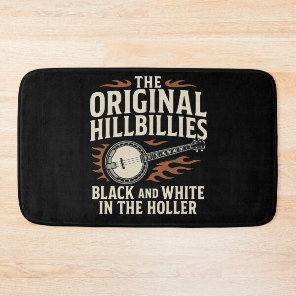 Item preview, Perfect for hillbillies, bluegrass fans, southern rock lovers, and anyone who proudly reppin’ that original backwoods vibe.  AI-assisted design created with Grok by xAI.   designed and sold by The imaginary unit..