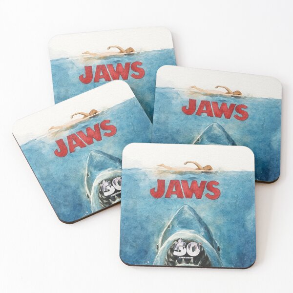 Item preview, Jaws  Watercolor Poster Tribute designed and sold by Lifer Art and Design.
