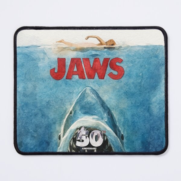 Item preview, Jaws Watercolor Poster Tribute designed and sold by Lifer Art and Design.