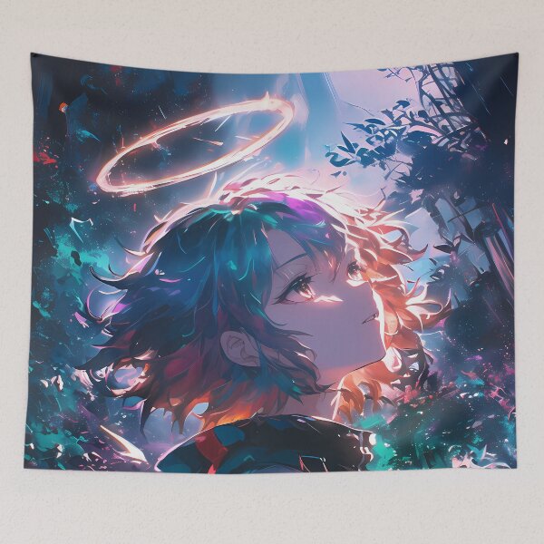Item preview, Exusiai Arknights Prelude To Dawn Neon Halo City Night designed and sold by 108Recordings.
