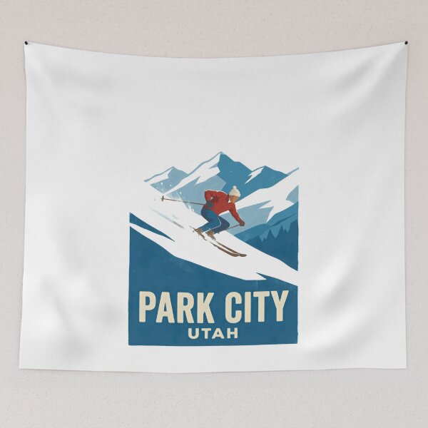 Item preview, Park City Utah Skiing Mountain Skier Winter Sports Vacation designed and sold by Simsimah26Parks.