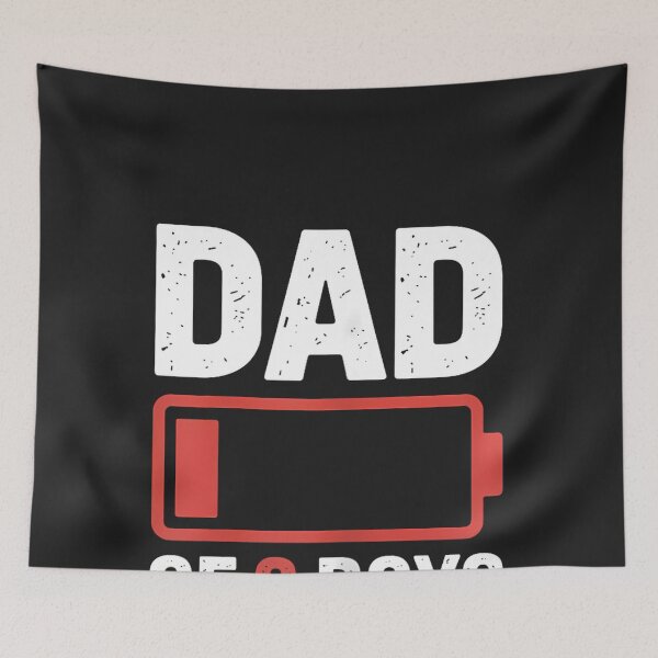 Item preview, Dad of 3 Boys Funny Exhausted Father designed and sold by CriseldaBruning.