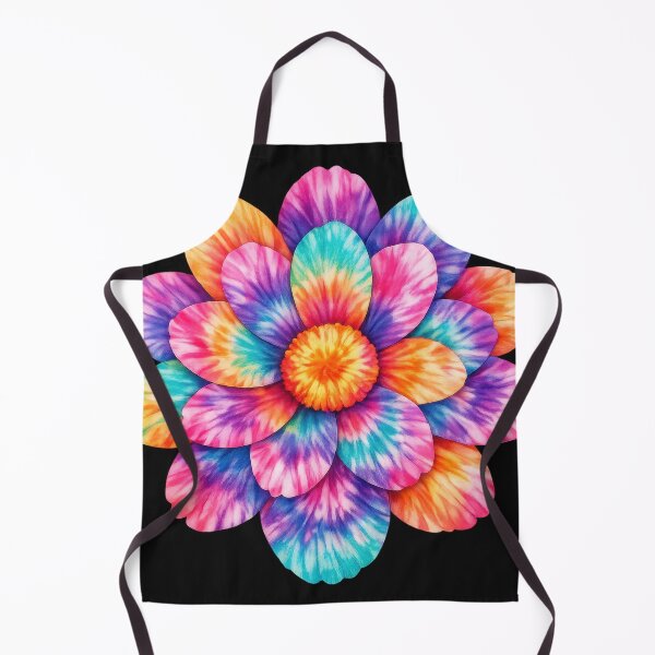 Item preview, Rainbow Tie-Dye Mandala Flower designed and sold by jgvisualarts.