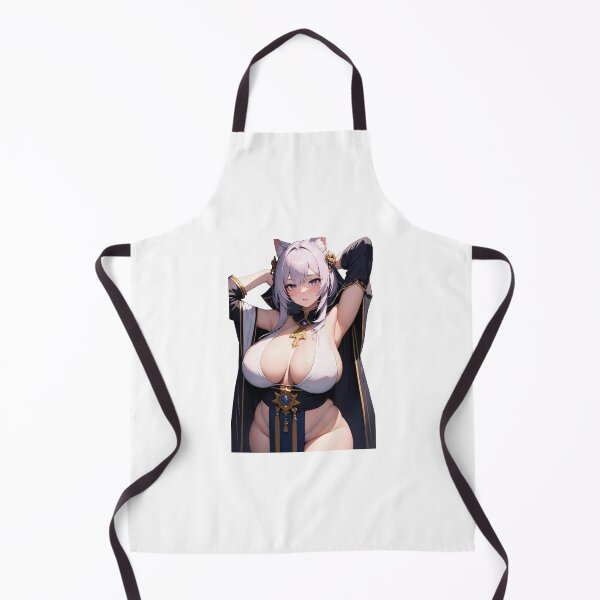 Item preview, Goddess Anime Cat Girl White and Gold Robes - Uchisari Natsunari designed and sold by iloveanimechibi.